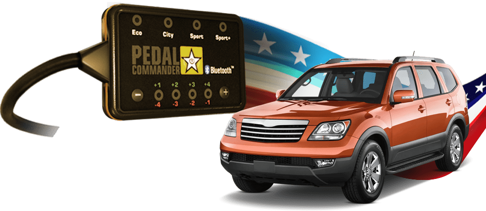 Kia Borrego and the Pedal Commander, the only performance part to make it perfect