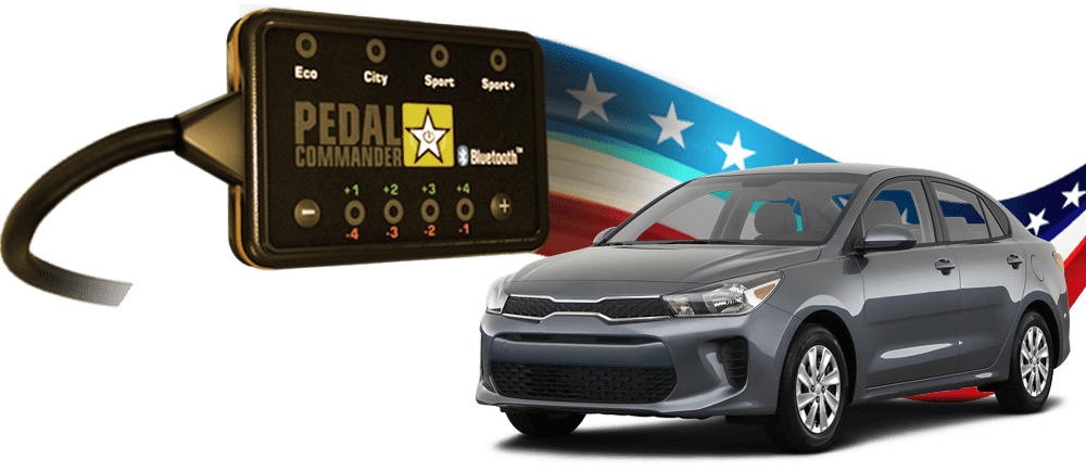 Kia Rio and the Pedal Commander, the only performance part to make it perfect