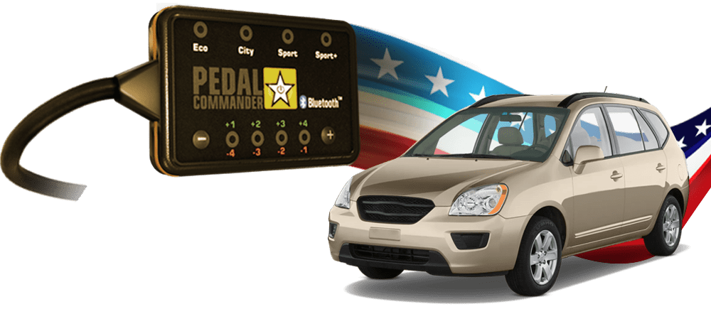 Kia Rondo and the Pedal Commander, the only performance part to make it perfect