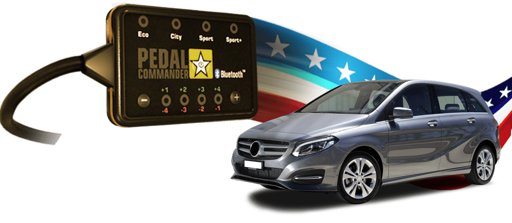 Mercedes B Class and the Pedal Commander, the only performance part to make it perfect