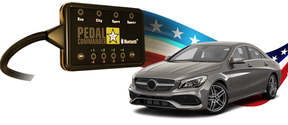 Mercedes CLA Class and the Pedal Commander, the only performance part to make it perfect