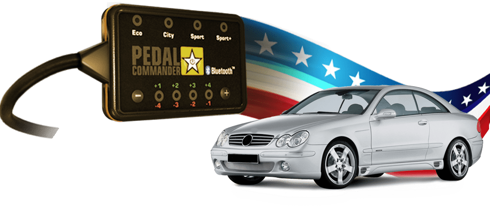 Mercedes CLK Class and the Pedal Commander, the only performance part to make it perfect