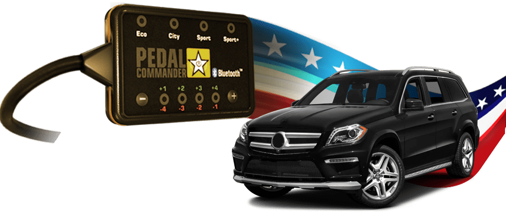 Mercedes GL Class and the Pedal Commander, the only performance part to make it perfect