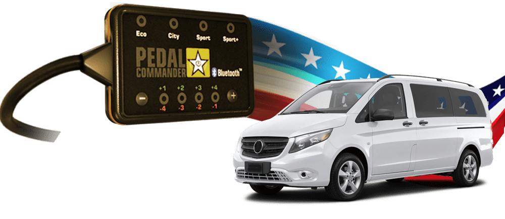 Mercedes Metris and the Pedal Commander, the only performance part to make it perfect