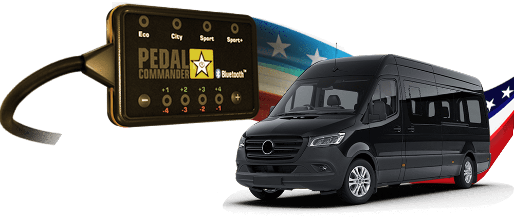 Mercedes Sprinter and the Pedal Commander, the only performance part to make it perfect