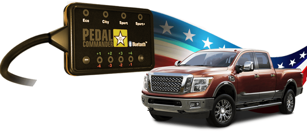 Nissan Titan and the Pedal Commander, the only performance part to make it perfect